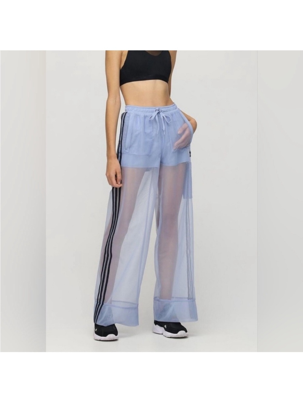 Adidas mesh Blue Chalk Pants size XL